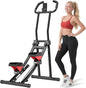 "Compact Home Stair Climber for Full-Body Workout with Adjustable Handlebar and Pedals" Ohberri