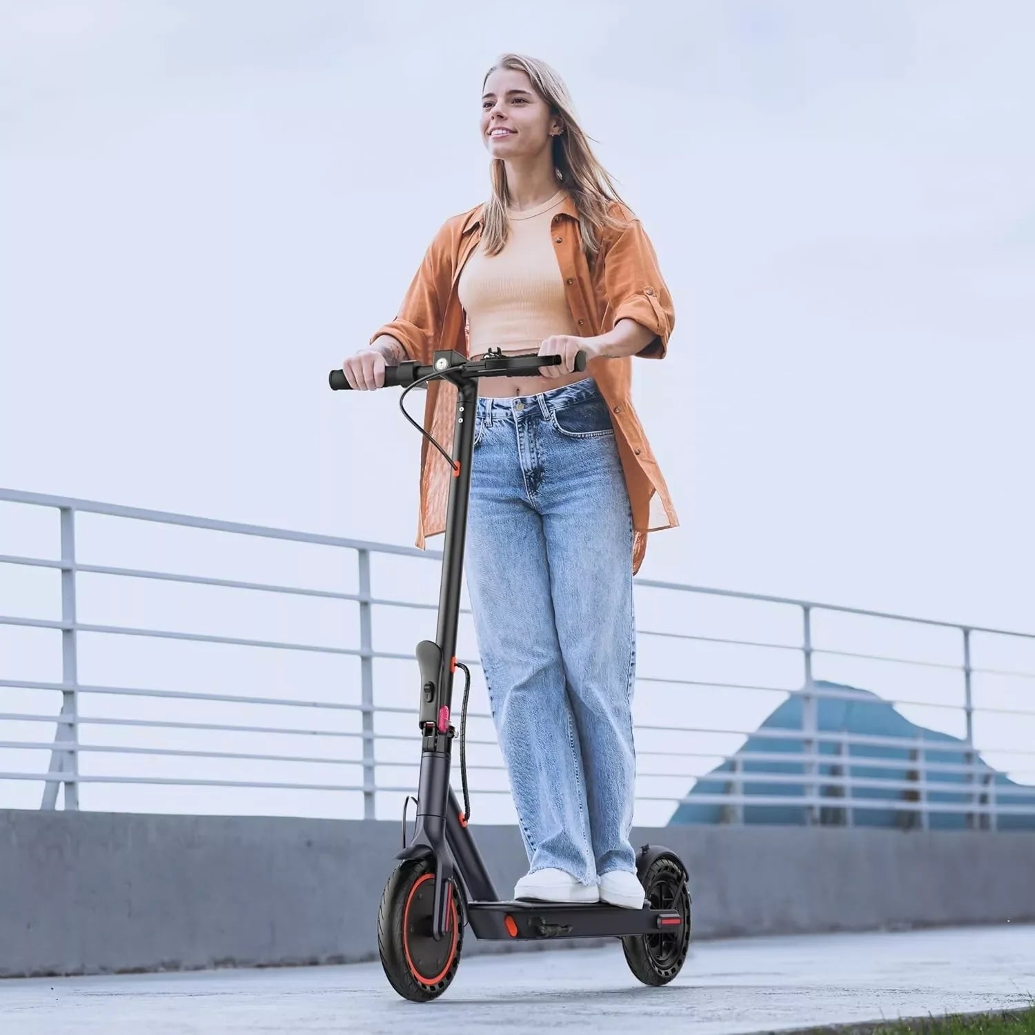 350W 19mph APP Smart Control Scooter 8.5inch tire 16miles Max Range Ohberri