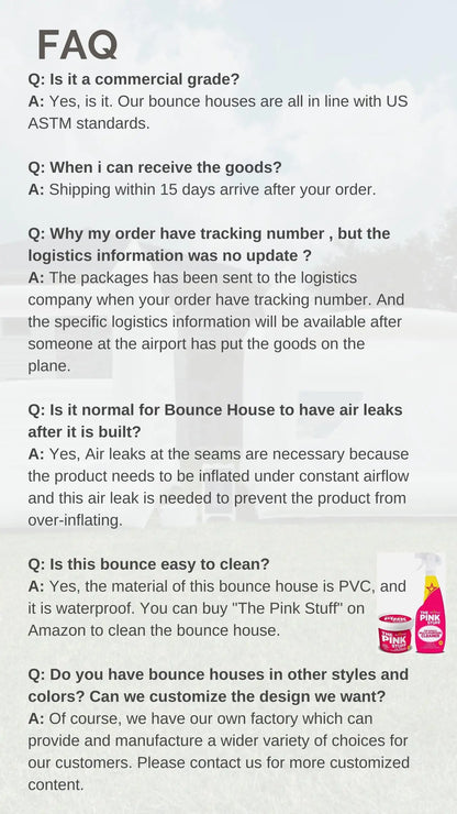 9x9x7ft Soft Play White Bounce House With Slide Ball Pit - Ohberri