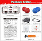 Basketball Hoop x2 Indoor Outdoor Electric Mini Basketball Scoreboard 4x Balls Ohberri