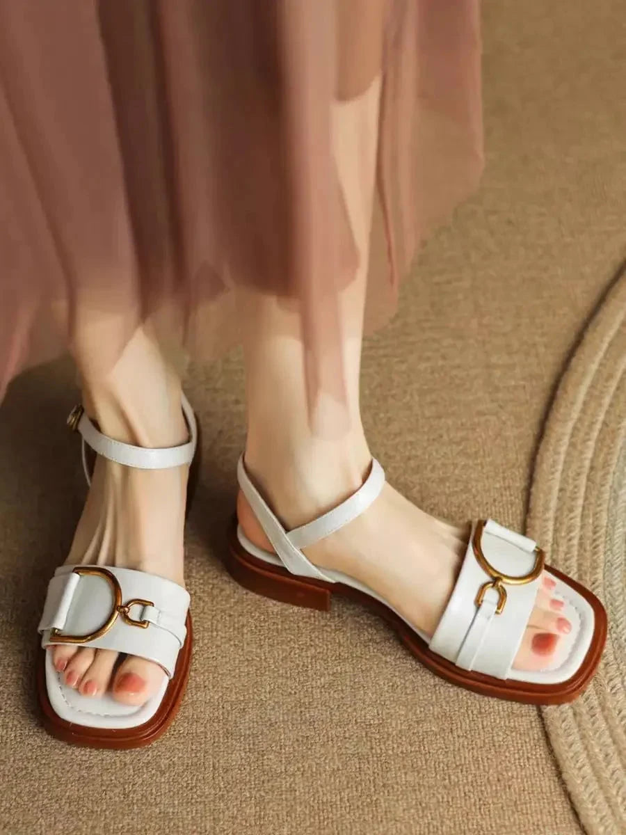Leather Retro Fashion Sandals Ohberri