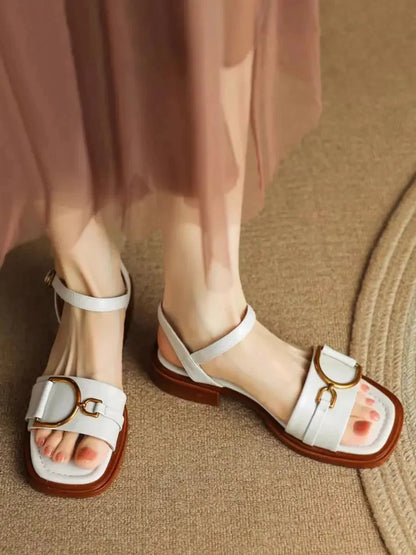 Leather Retro Fashion Sandals Ohberri