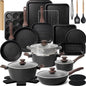 Non Stick 31 Piece Kitchen Nonstick Cooking Cookware Sets Ohberri