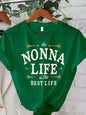 "Nonna Life is the Best Life" Women's Casual T-Shirt Ohberri