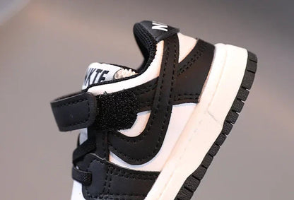 2025 New Toddler Baby Kids Fashion Design Walking Shoes Sneakers White Non-slip Casual Shoes Boys Breathable Outdoor Board Shoes Ohberri