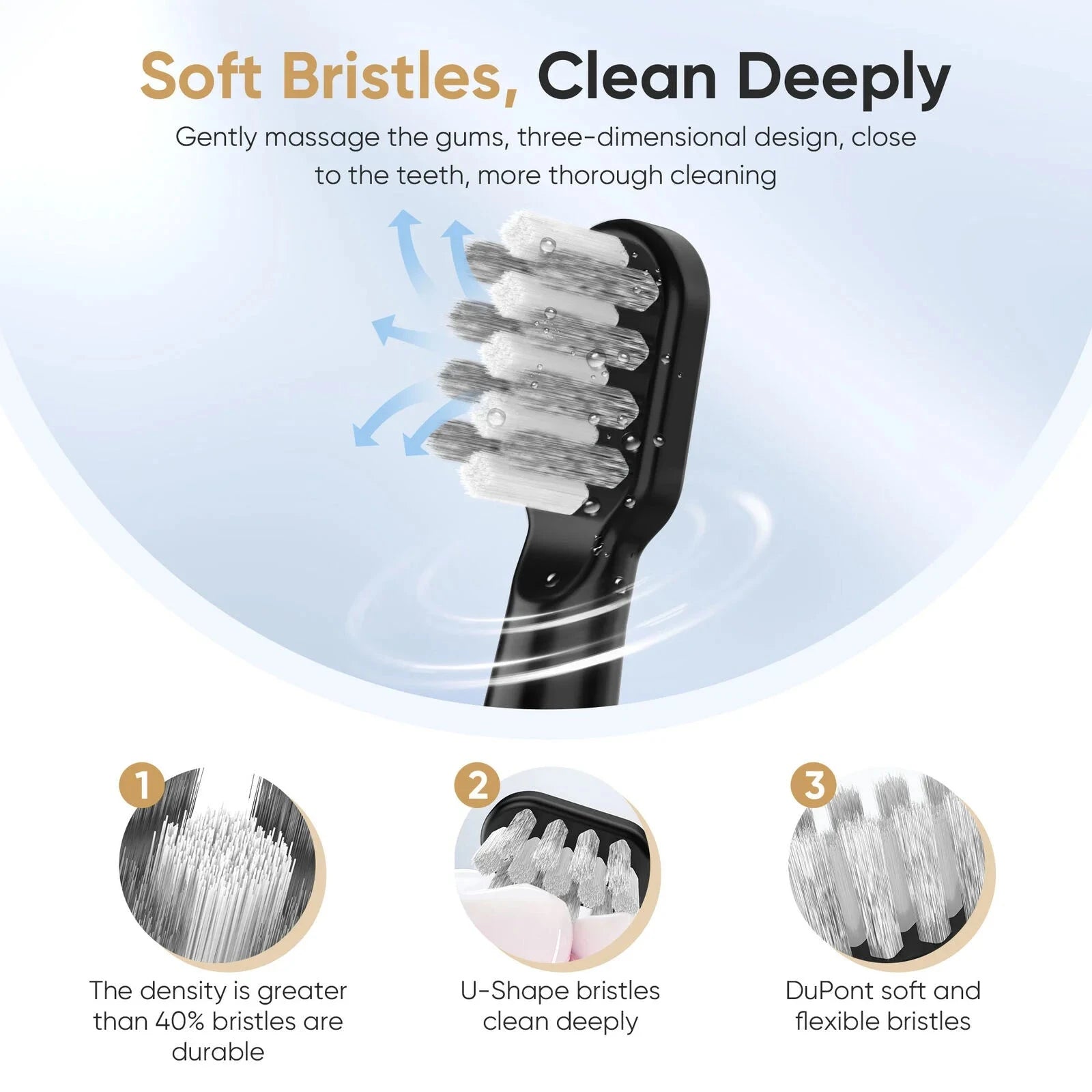 Sonic Rechargeable Ultra Whitening Electric Toothbrush Ohberri