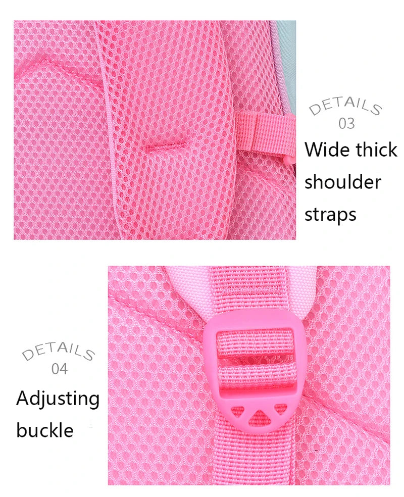 Kid Backpack for Girl Unicorn Children Rainbow Eyes School Bag Ohberri