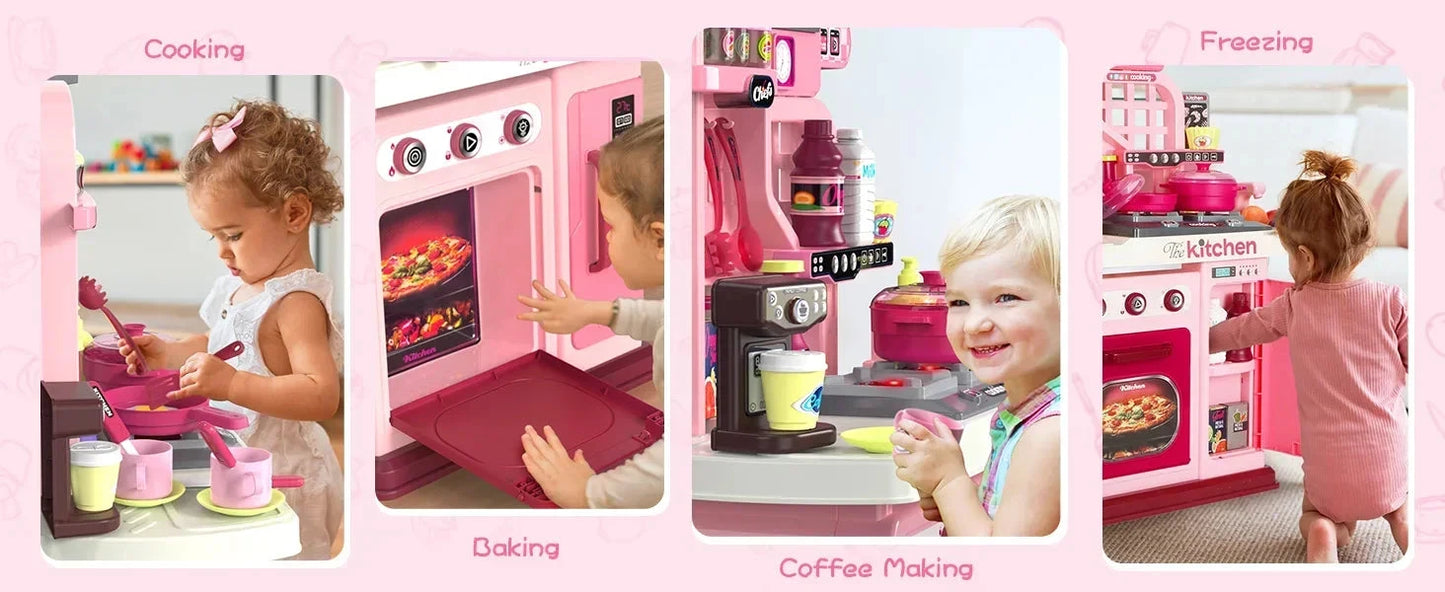 Kids Kitchen Playset and Kitchen Accessories Ohberri