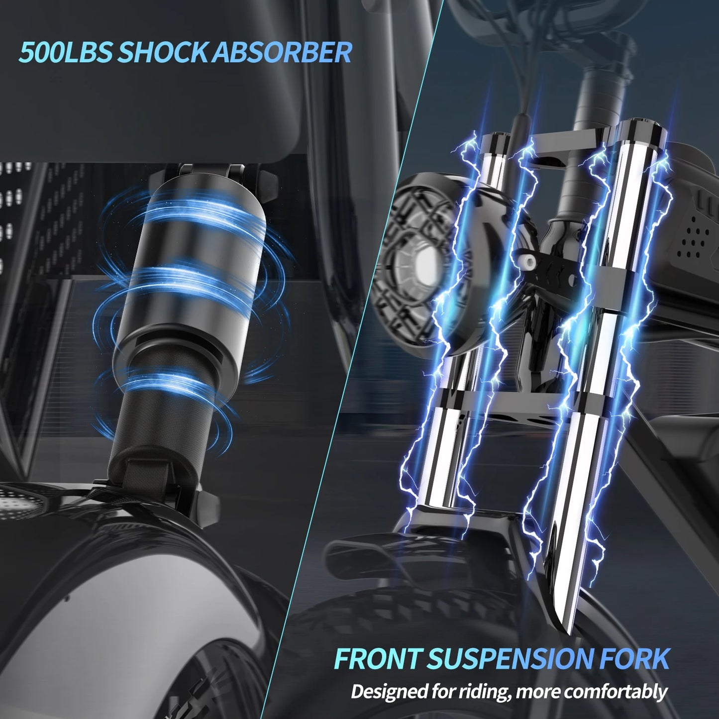 Electric Bicycle 2000W Dual Motor 52V40AH Dual Battery  55KM/H - Ohberri