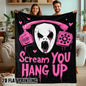 Ghostface Scream Movie Throw Blanket Ohberri