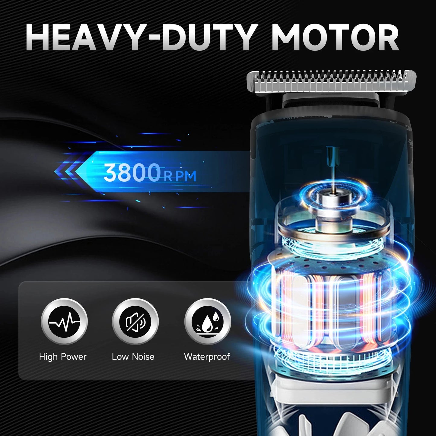 Electric Hair Clippers Shaver For Men's 5 In 1 Professional Ohberri
