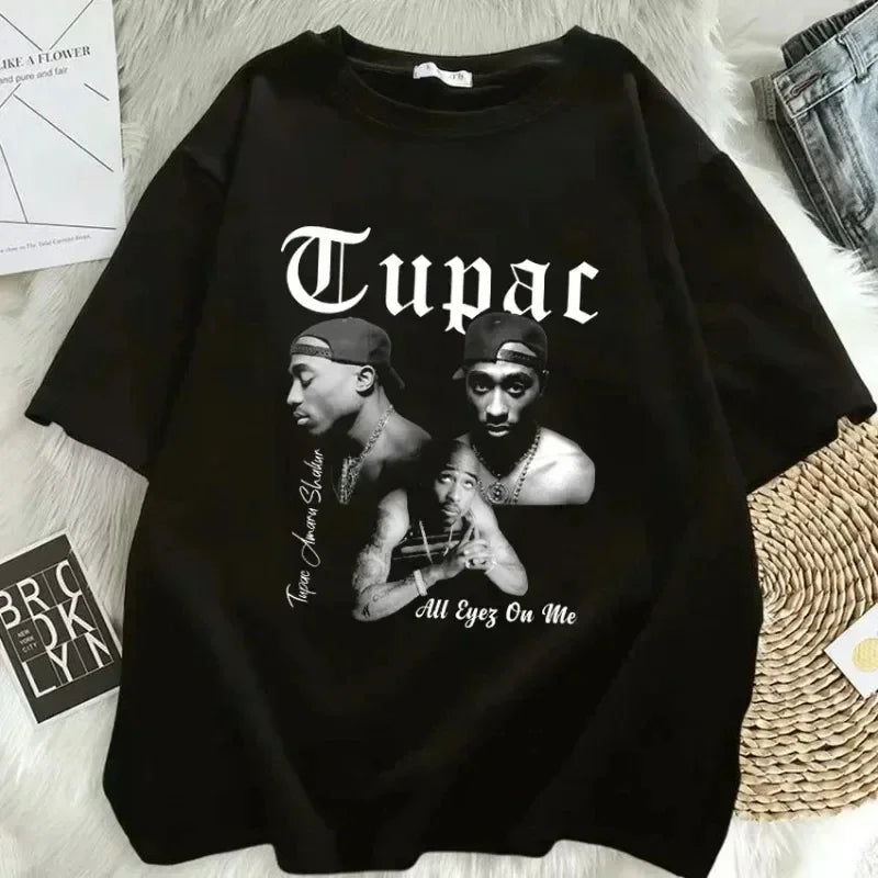 Tupac Hip-hop Street T-shirt Ohberri