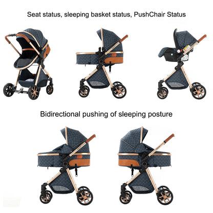 3 in 1 Baby Stroller - Ohberri