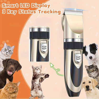 Professional Wireless Electric Pet Grooming Kit Ohberri