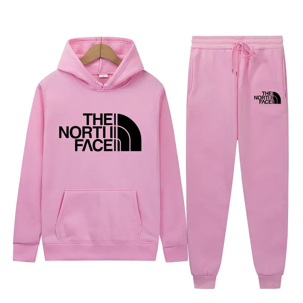 Men Tracksuit Hoodies + Pants 2Pcs Sets Ohberri