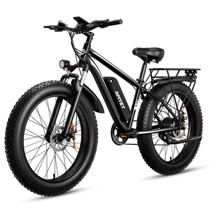 Peak 1500W 48V 15AH 26" Fat Tire Mountain Bike 31mph  Electric Dirt Bike - Ohberri