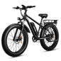 Peak 1500W 48V 15AH 26" Fat Tire Mountain Bike 31mph  Electric Dirt Bike - Ohberri