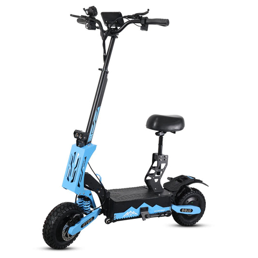 5600W Adult Electric Scooter Dual Motor Top Speed 46MPH,60V27AH, 11-inch Off-Road Tires Sport Ohberri