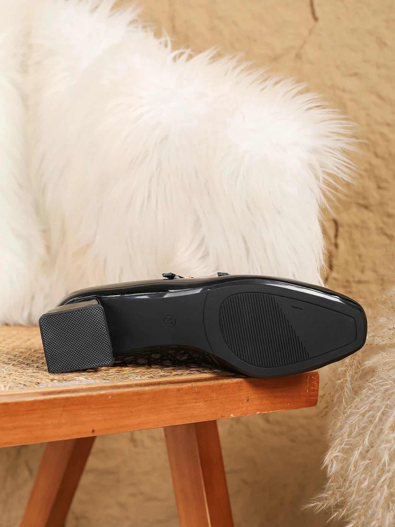 Mary Jane Leather High Heels Ohberri