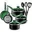 Pots And Pans Set Kitchen Cookware Sets Nonstick Aluminum Cooking Essentials 11 Pieces Ohberri