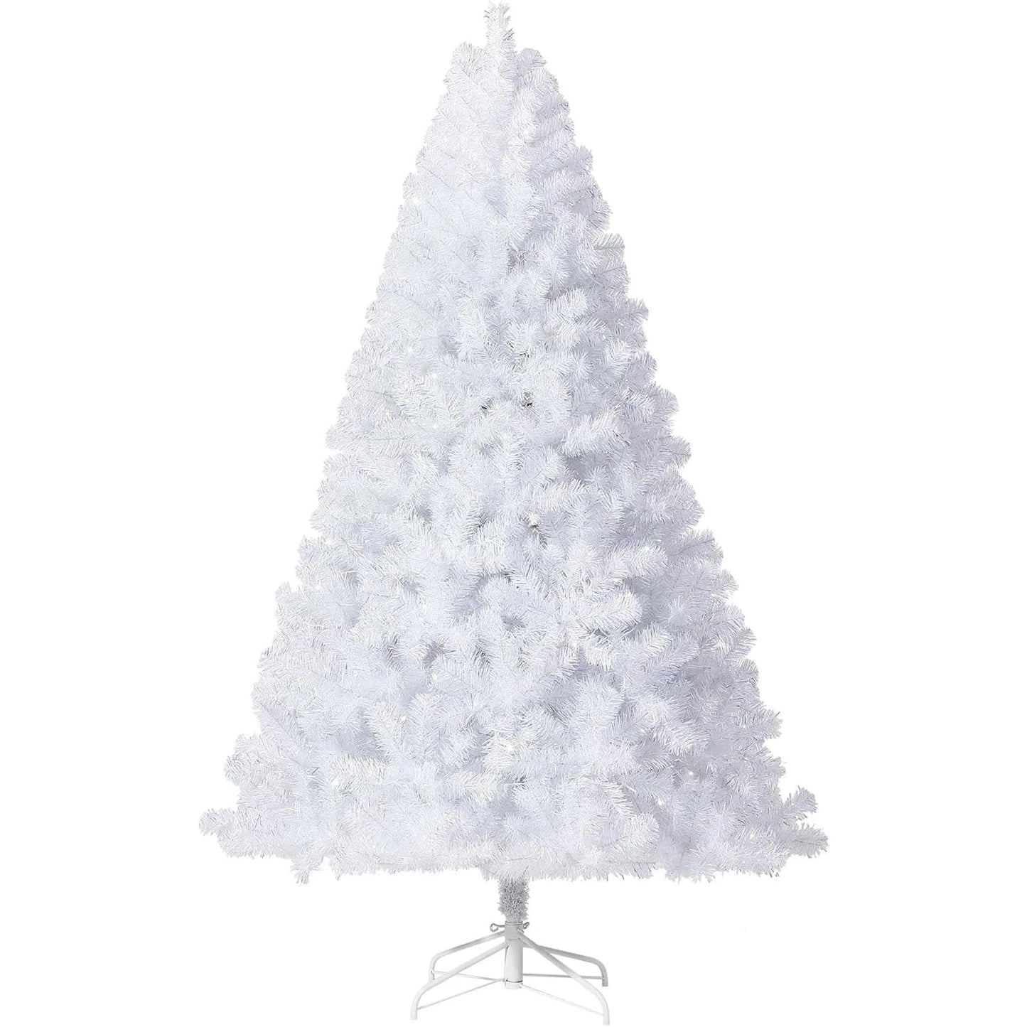 4.5/6/7.5/9Ft Prelit Christmas Tree Rose Gold Tinsel Christmas Tree With Warm White Led Lights Sparkle Ohberri