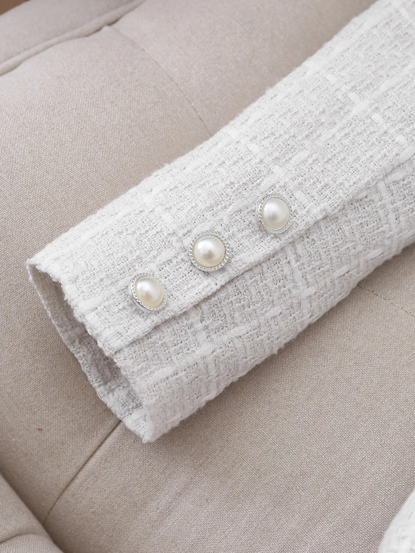 elegant urban regular fit lapel collar long sleeves jacket and skirt set Ohberri