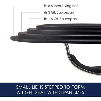 Cook + Create Hard Anodized Nonstick Cookware Pots and Pan Set 10 Piece Black Ohberri