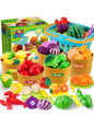 60 pcs Play Food Set for Kids Kitchen Ohberri