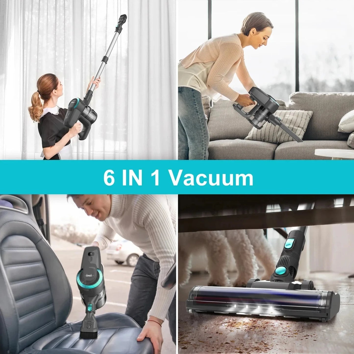 Cordless Vacuum Cleaner Ultra 6 in 1 Lightweight Ohberri