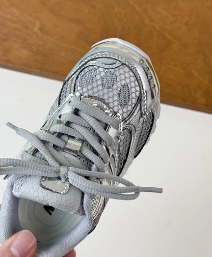 2025 Spring Toddler Kid Breathable Orbit Metallic Rubber Mesh Sneaker Children Casual Fashion Shoe Boy Girl Sports Walking Shoes Ohberri