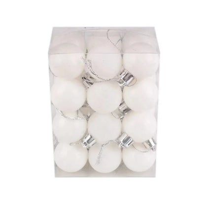 24Pcs Christmas Ball Christmas Tree Decoration Ornaments Ohberri