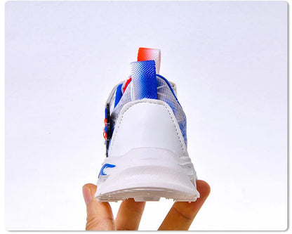 Disney Fashion Spiderman Baby Boys Sneakers Spring/autumn Children's Shoes Lighted Sneaker Trendy Kids Boy Sports Casual Shoes Ohberri