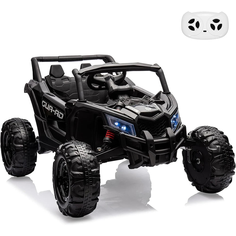 2 Seater Ride On Car, 24V Kids Ride On UTV Car w/Remote Control Ohberri