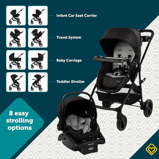 8-in-1 Car Seat Stroller Combo Set - Ohberri