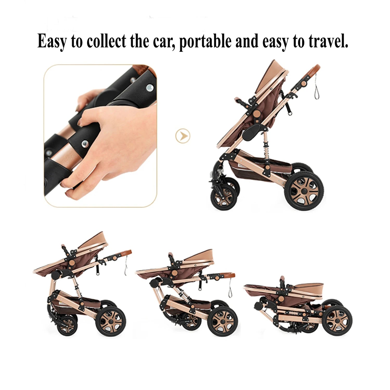 3 in 1 Stroller - Ohberri