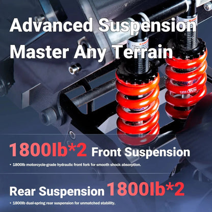 M10 Electric Bicycle 5000W*2 Dual Motor 72V50AH Electric Bike Ohberri