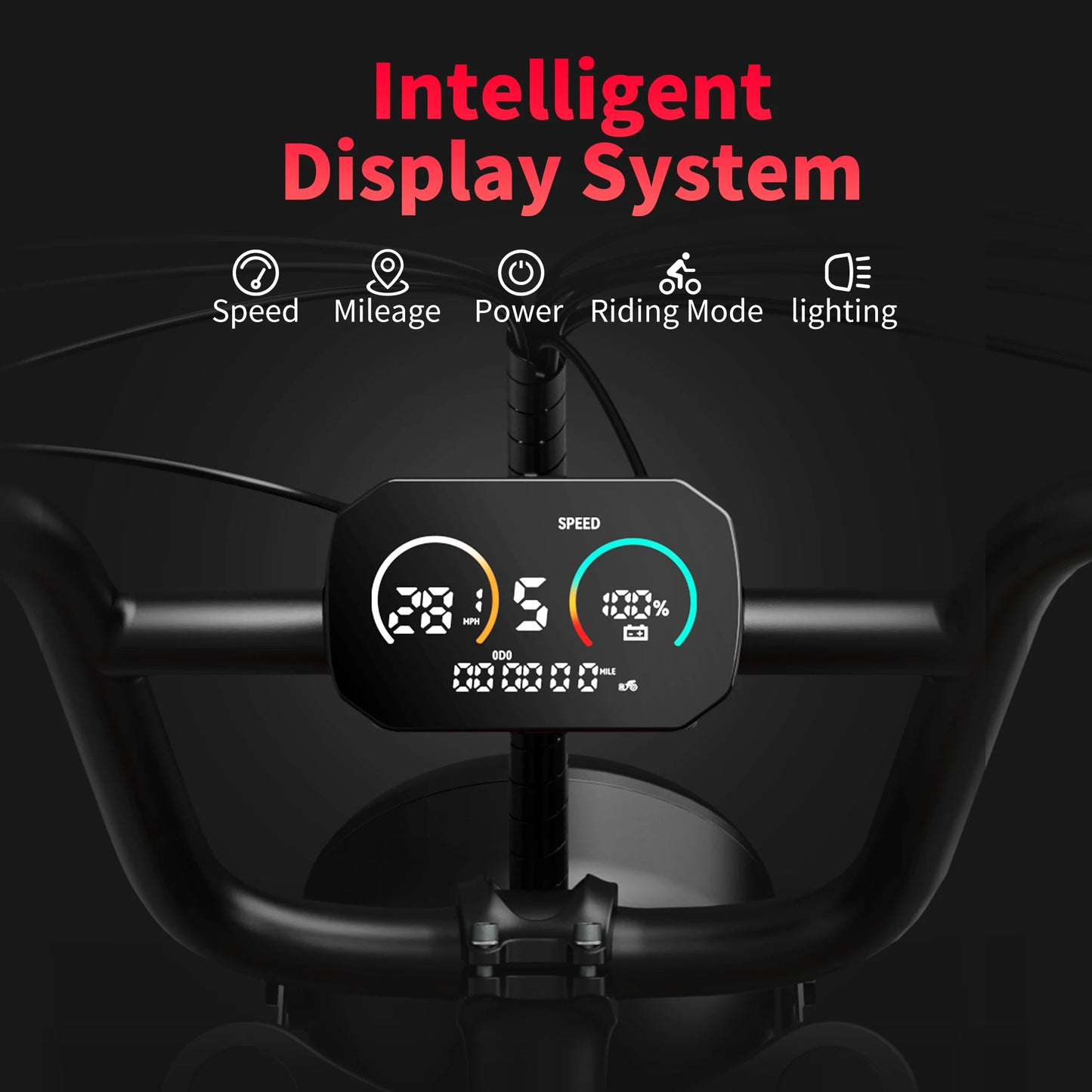 Electric Bike 1000W Motor 48V 20AH 20“ Tire - Ohberri