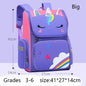 Kid Backpack for Girl Unicorn Children Rainbow Eyes School Bag Ohberri