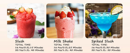 7 in 1 Professional Home Slushie Machine No Ice Needed Rapid Chill Technology Ohberri