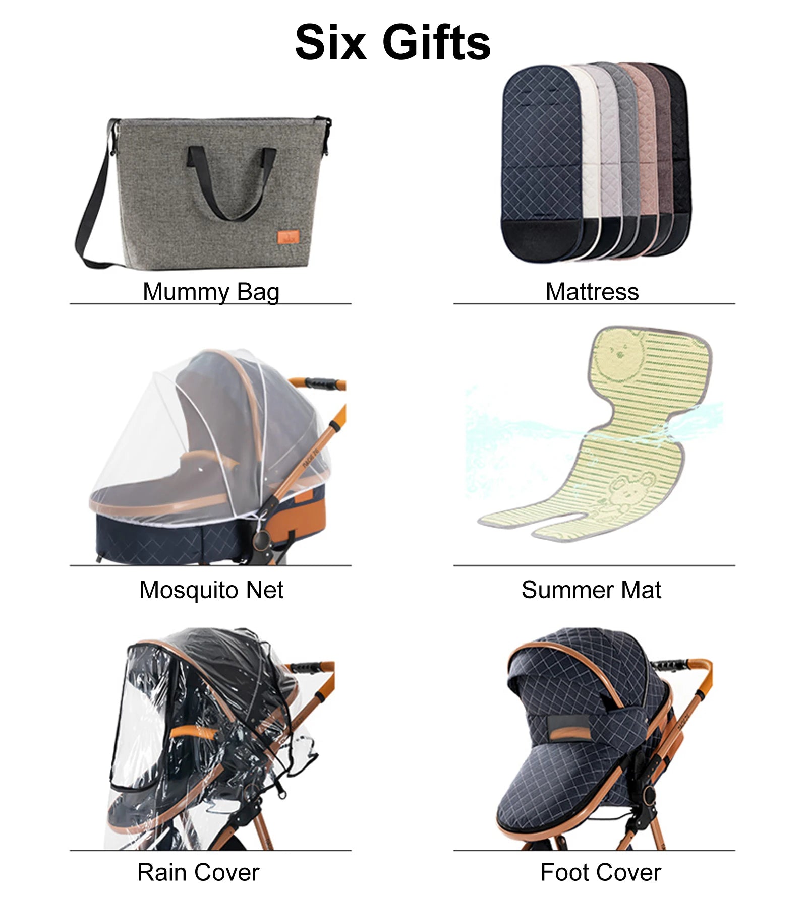 3 in 1 Baby Stroller - Ohberri