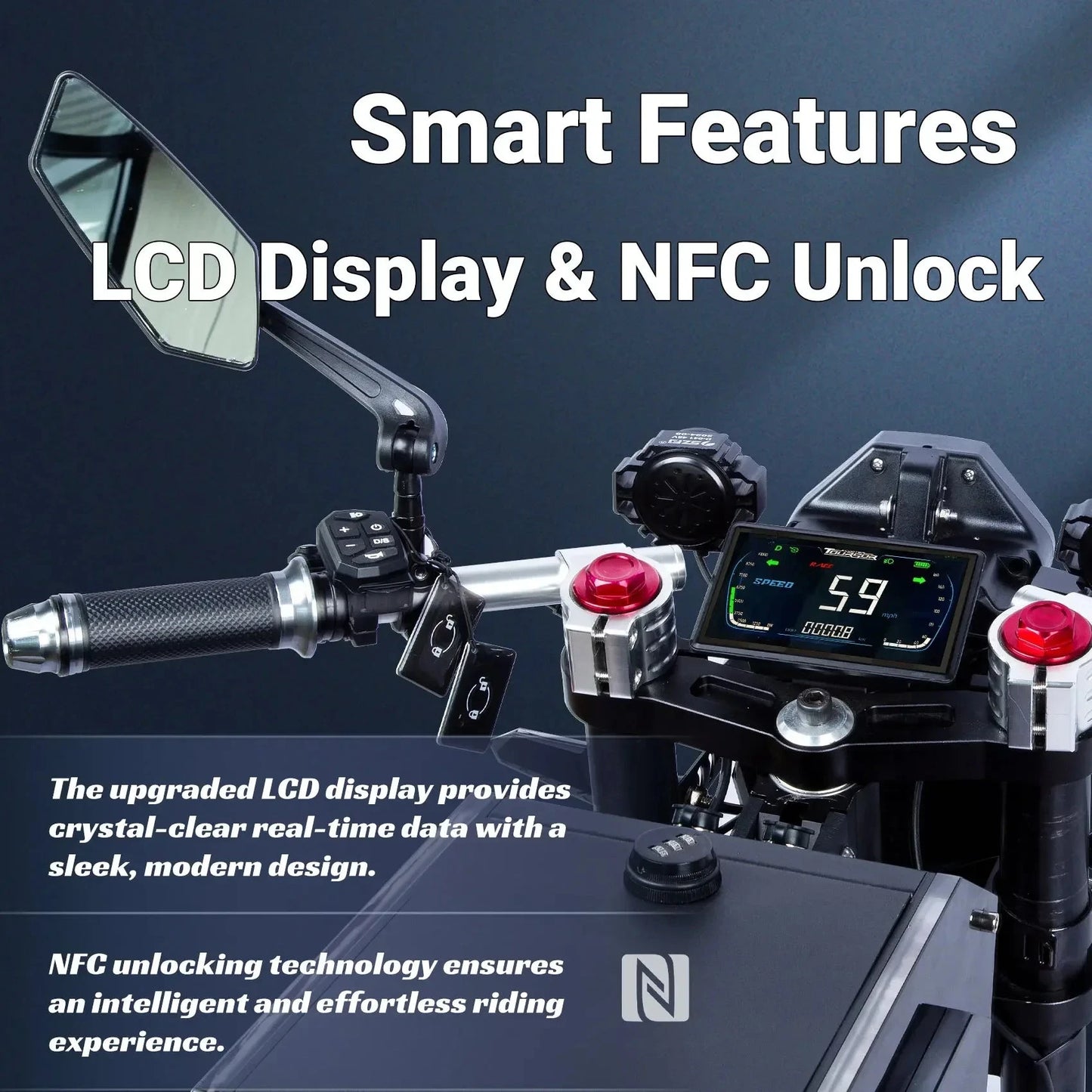 M10 Electric Bicycle 5000W*2 Dual Motor 72V50AH Electric Bike Ohberri