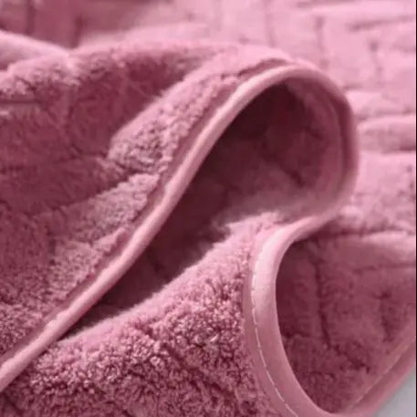 Solid Color Towel Set of 4pcs, Ultra Soft   Highly Absorbent, 4 Color Options - Ohberri