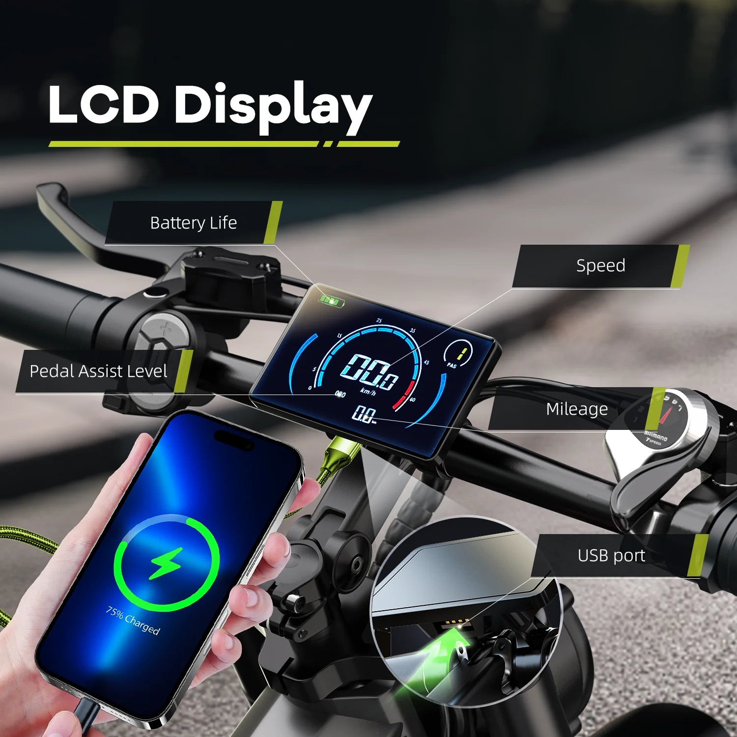 High speed electric ebike for adults, 52V ebike,40AH battery ,full suspension bicycle,hydraulic ebike,fat tyre 26inch 3000W - Ohberri