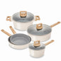8 Piece Pan and Pot Set with Lid Ohberri