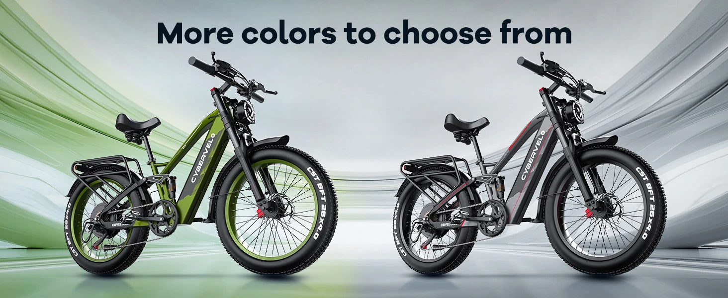 High speed electric ebike for adults, 52V ebike,40AH battery ,full suspension bicycle,hydraulic ebike,fat tyre 26inch 3000W - Ohberri