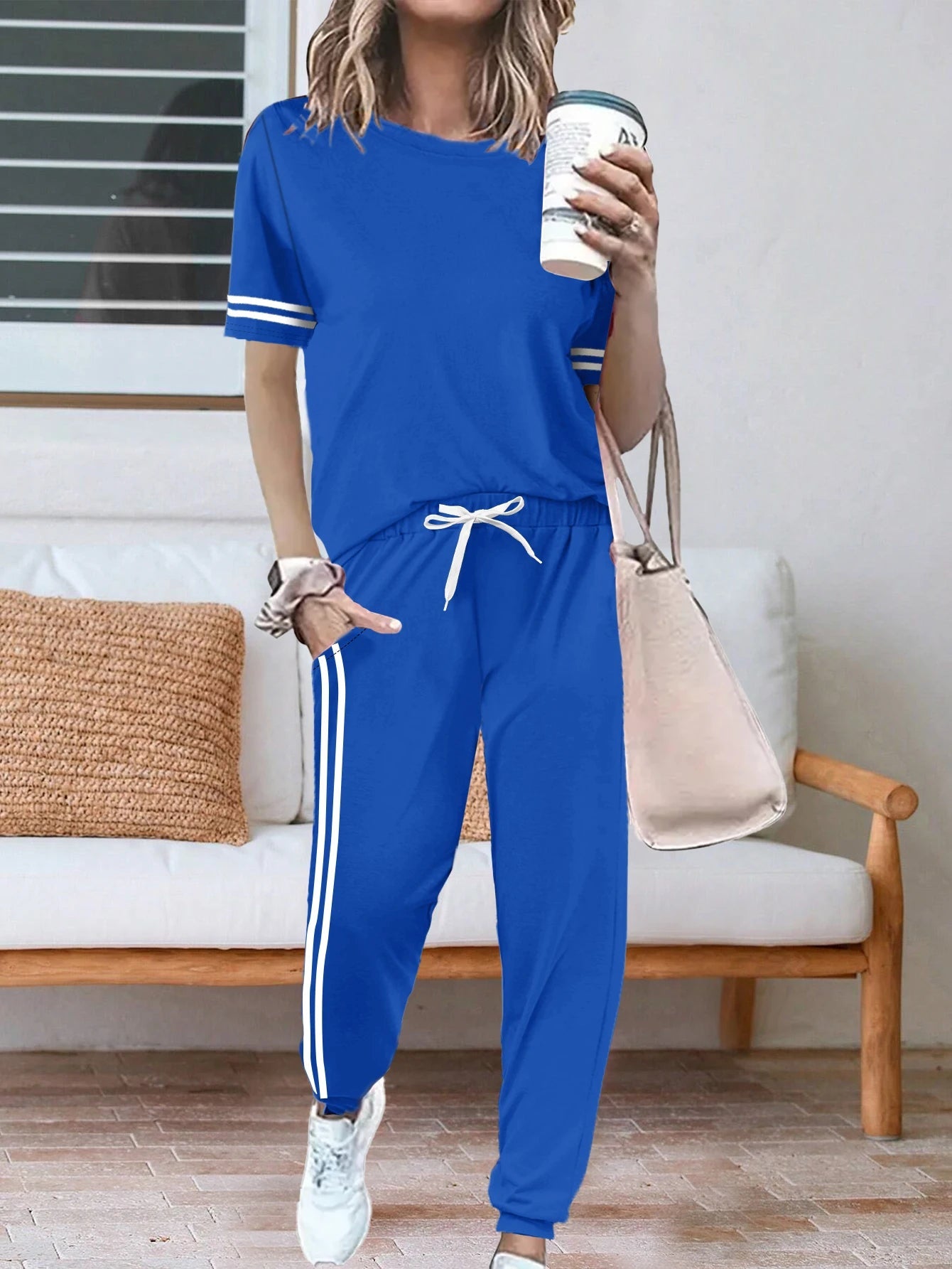 Women's Casual Long Sleeve Fitness Set Ohberri