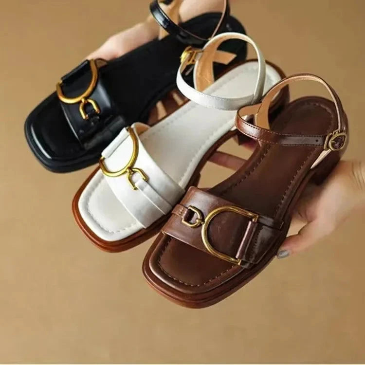 Leather Retro Fashion Sandals Ohberri