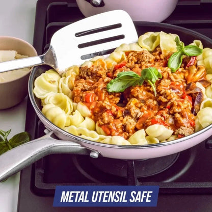 Blue Diamond 12-Piece Toxin-Free Ceramic Nonstick Pots and Pans Cookware Set Ohberri