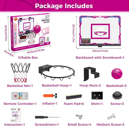 Basketball Hoop Mini Scoreboard for Girls Ohberri
