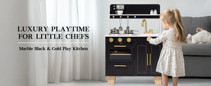 Play Kitchen Wooden with Marble-Style - Ohberri